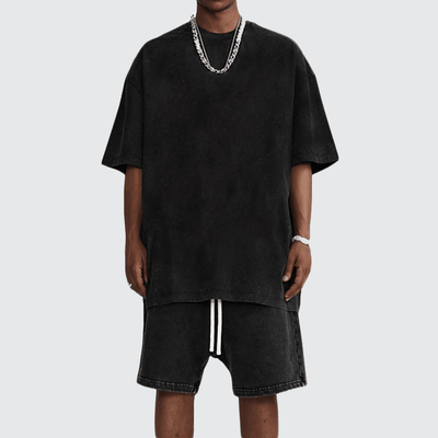 Unisex Heavyweight Oversized Snow-Wash T-Shirt (300GSM)
