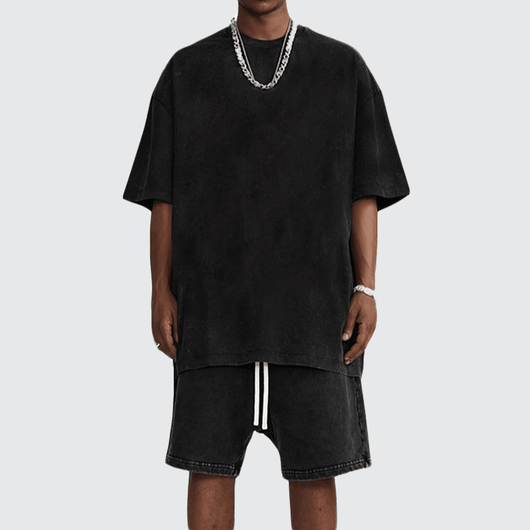Unisex Heavyweight Oversized Snow-Wash T-Shirt (300GSM)