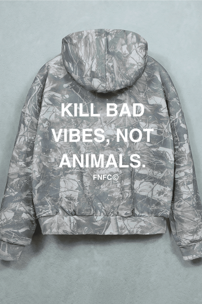 Kill Bad Vibes, Not Animals Camo