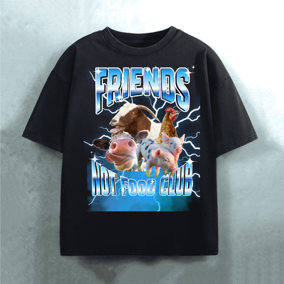 Unisex Heavyweight Oversized Snow-Wash T-Shirt (300GSM)